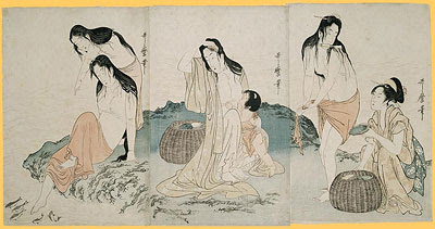 clique para ampliar Mergulhadoras - Kitagawa Utamaro
