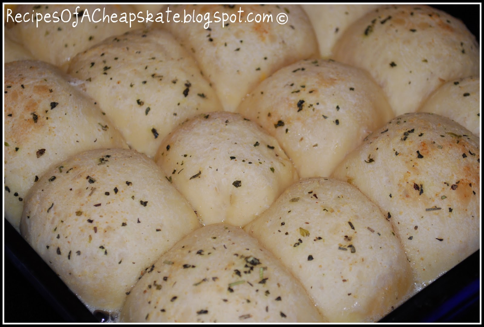 Recipes of a Cheapskate Cheese Bread Bites