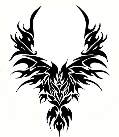 phoenix bird tattoo design phoenix bird tattoo design