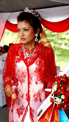 Contoh Gambar Baju Kebaya Baju Pengantin Modern Stail Warna Putih