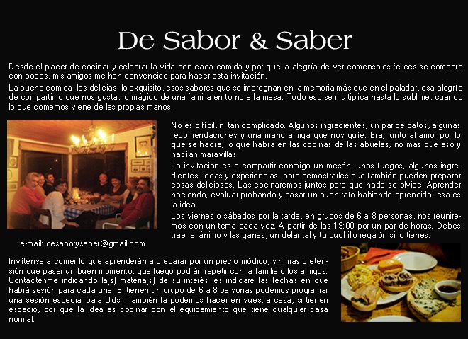 De Sabor & Saber