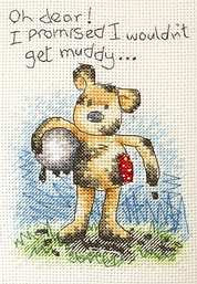 muddy teddy bear
