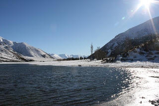 Lake lyndon almost iced up