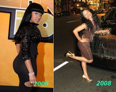 nicki minaj booty pictures before and after. makeup nicki minaj fake ooty