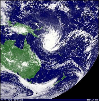 Satellite Images Of Yasi. Cyclone Yasi Update.