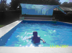 Piscina en uso