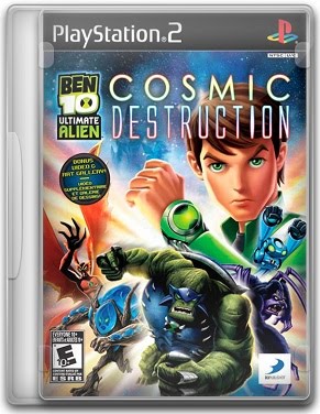 Capa Ben 10 Ultimate Alien: Cosmic Destruction   PS2
