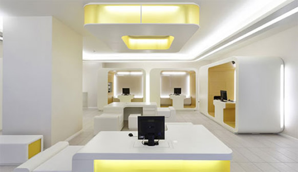 Luxurious and elegant interior design of modern banks Luxurious and elegant interior design of modern banks