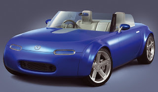 Mazda RX-8 sports car to MX-5 concept