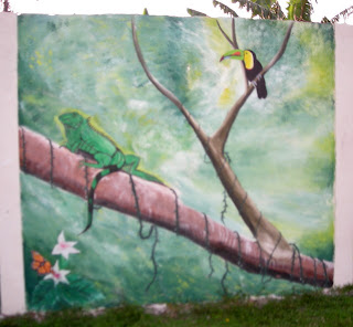 mural, El Porvenir, Honduras