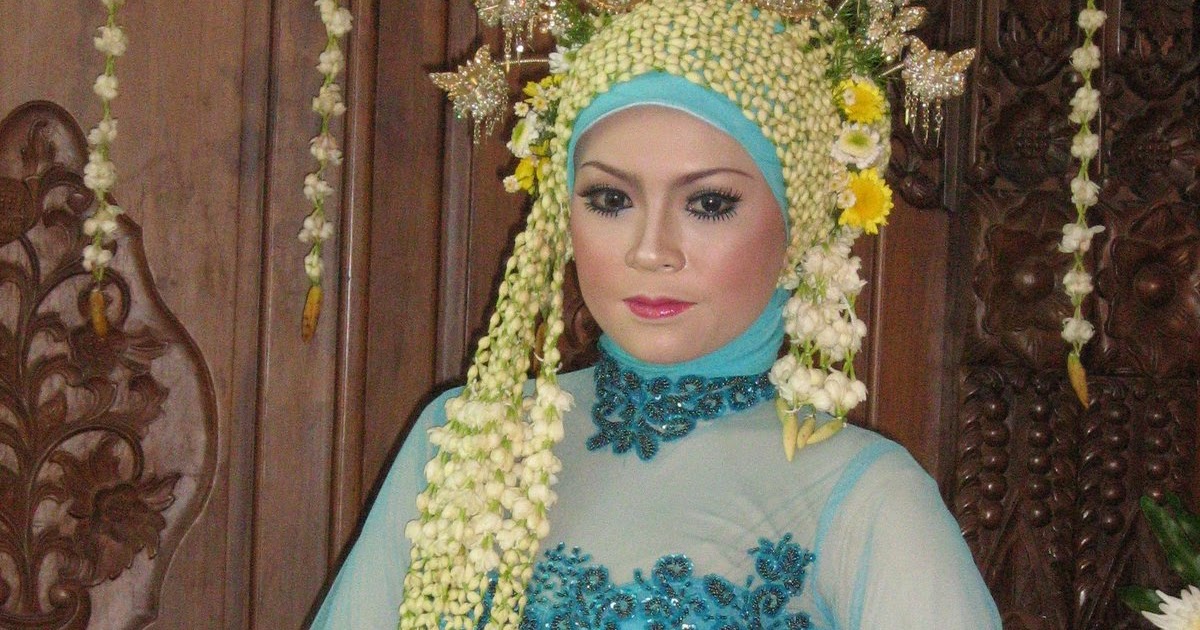 busana pengantin jawa berhijab 