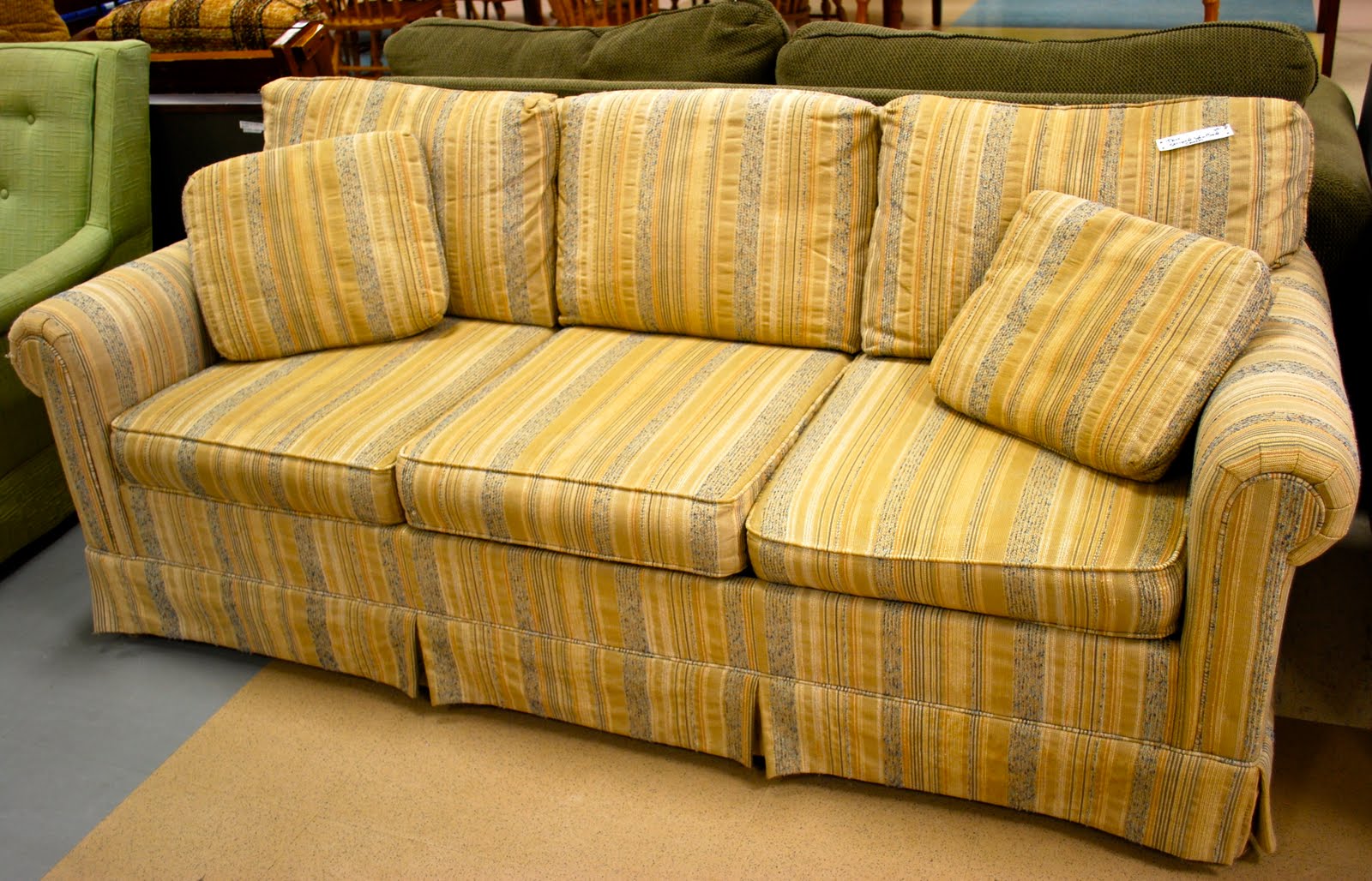 Pink and Polka Dot Ugly Sofa Contest