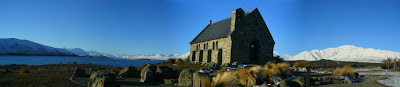 My New Zealand Vacation, Lake Tekapo, Church of Good Shepherd, Pano222