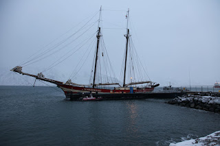 First sight of the Schooner Nooderlicht