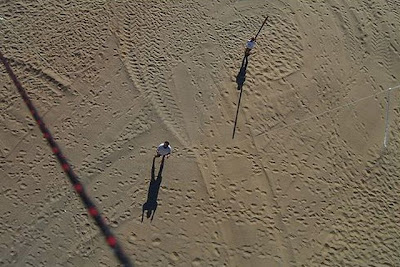 Imagem aérea produzida com equipamento amador