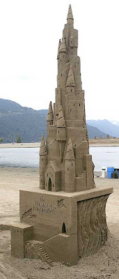 Um verdadeiro castelo de areia