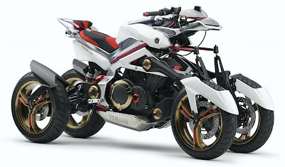 Motocicleta conceito Yamaha Tesseract