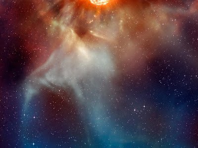 Foto da constelação de Orion
