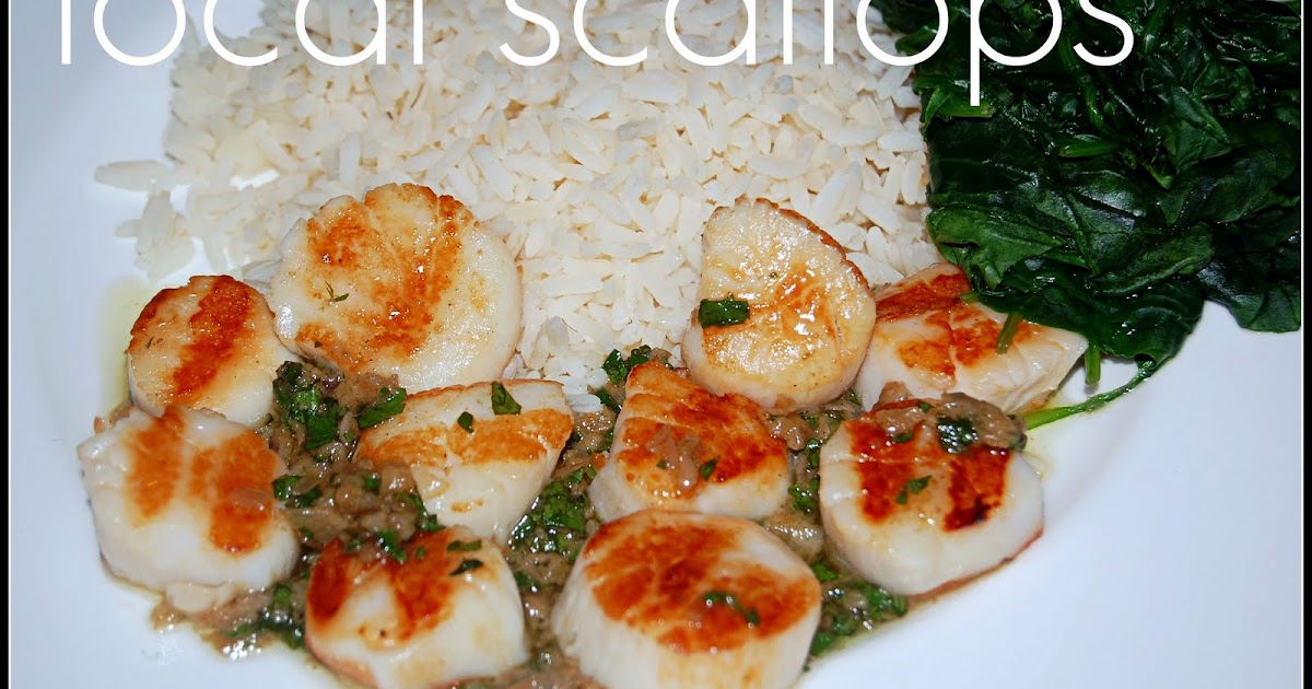 NJ Epicurean Day Boat Scallops with Cilantro Lime Sauce