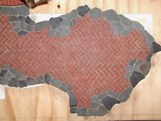 *Ideas para el Hogar con Siry *: Imitación ladrillo y laja para pisos