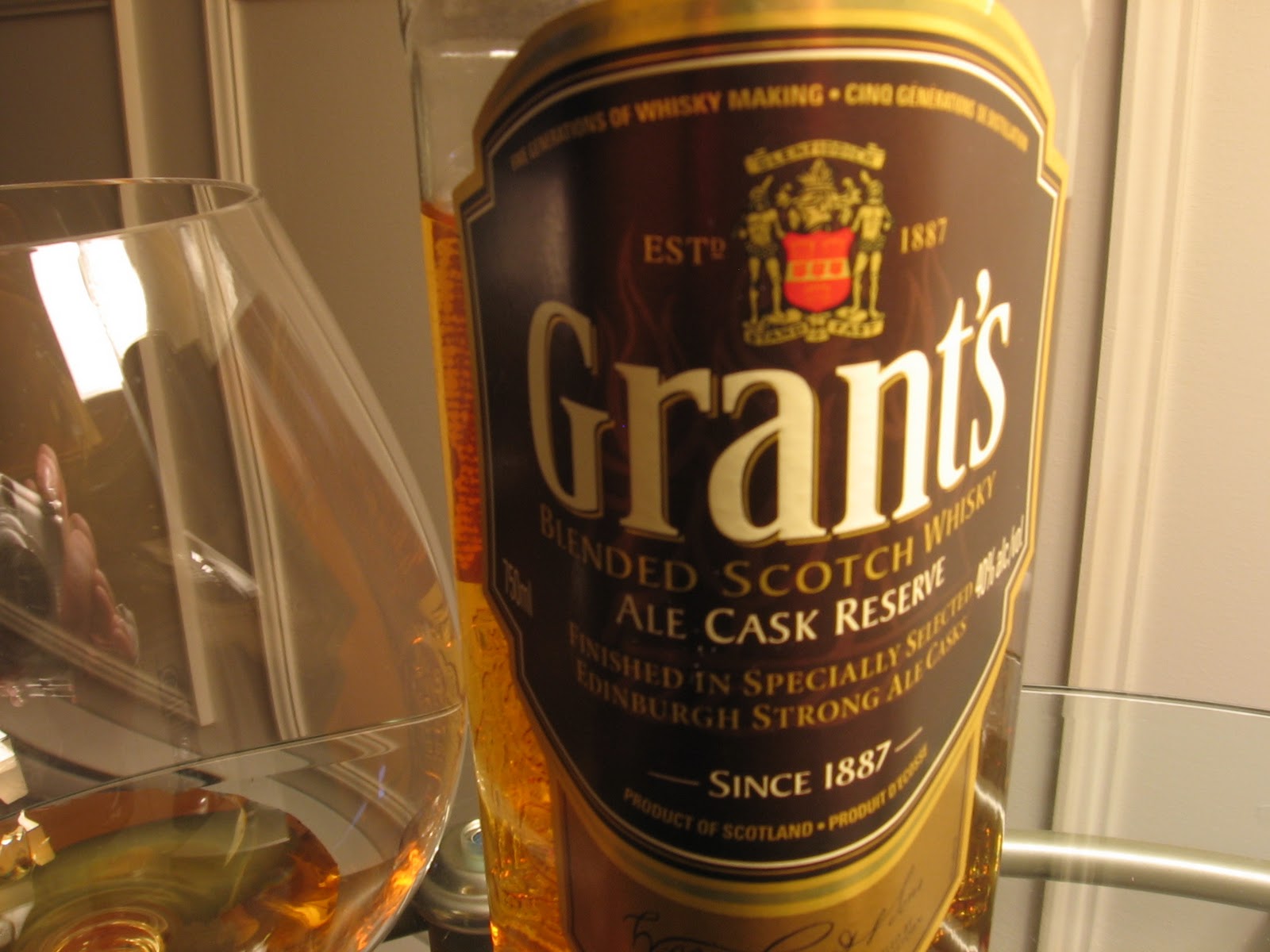 Jason's Scotch Whisky Reviews Review Grant's Ale Cask Reserve Blended