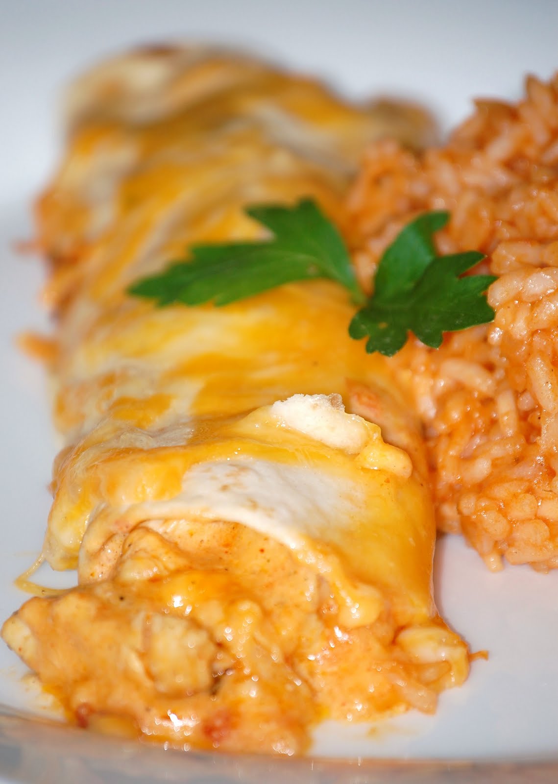 The Fairhope Foodie Cheesy Chicken Enchiladas