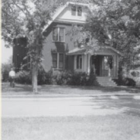 Home of the family of Walter Mueller on Faculty Lane in Seward, Nebraska. The image is from The Broadcaster magazine, http://www.cune.edu/resources/docs/Broadcaster/Broadcaster_Spring_2008.pdf