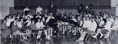 St John Elementary School band. The image was scanned from the 1965-1966 yearbook.