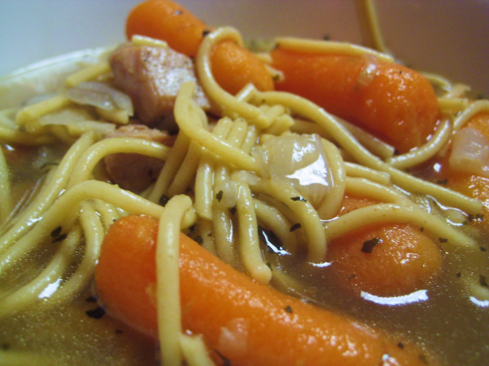 Texas Tales My Recipes "Leftover" Spaghetti Chicken Soup