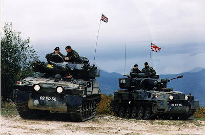 les Scimitars anglais en Bosnie les Scimitars en Bosnie