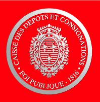 armoiries louis 18 de la caisse des dépôts