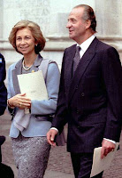 Juan Carlos I et la reine