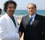khadafi et berlusconi