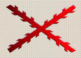 croix de Bourgogne ou carliste
