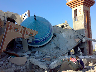 coupole de mosquée à terre