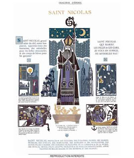 image d'Epinal St Nicolas
