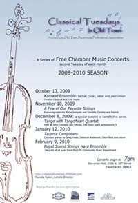Classical Tuesdays 2009-10 poster