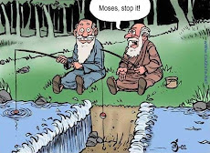 Moses goes fishing