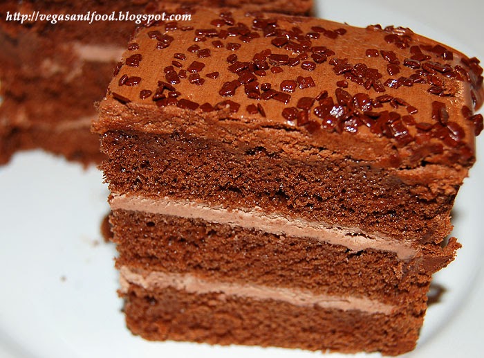 Pepperidge Farm Chocolate Fudge 3layer cake Vegas and Food