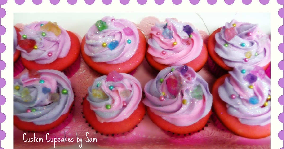 Sammy Cupcakes Fancy Jewel cupcakes