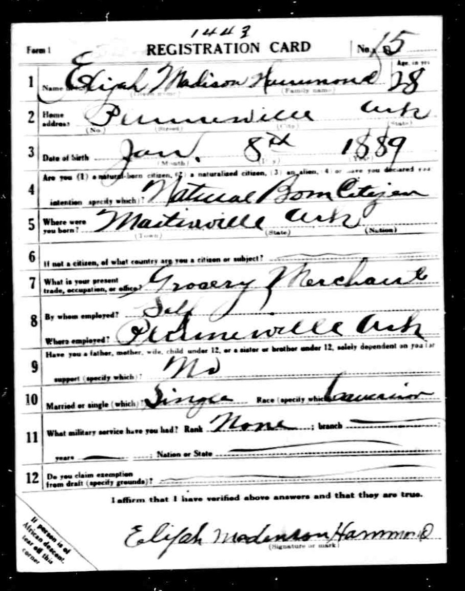 Wwi Draft