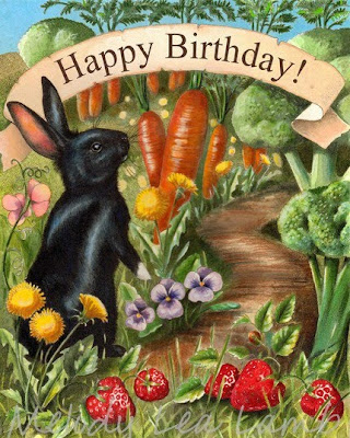 Bunny Birthday Card