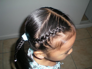 Front French Braids into Side Ponies - Cute Girls Hairstyles