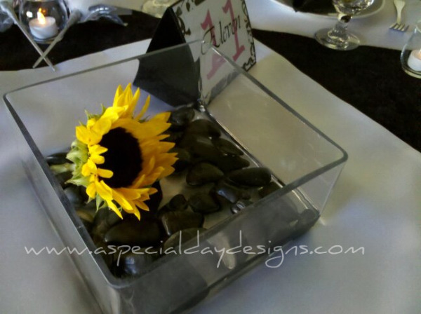 black and yellow centerpieces for wedding black and yellow centerpieces for wedding