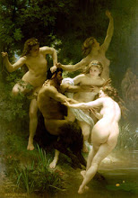 satiro y ninfas.
