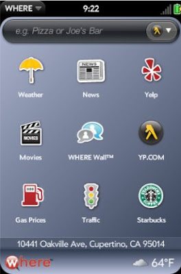 palm pre ulocate where