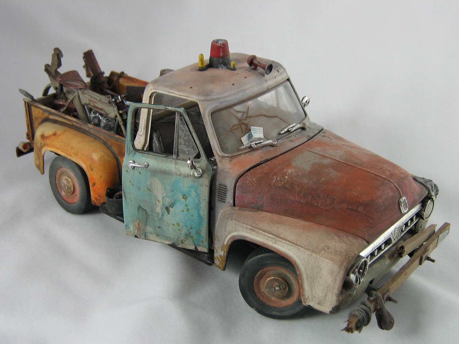 Addison Model Arts Newest Batch of Weathered 1/18 scale trucks are now