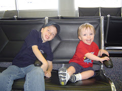 Two Boys at the Airport