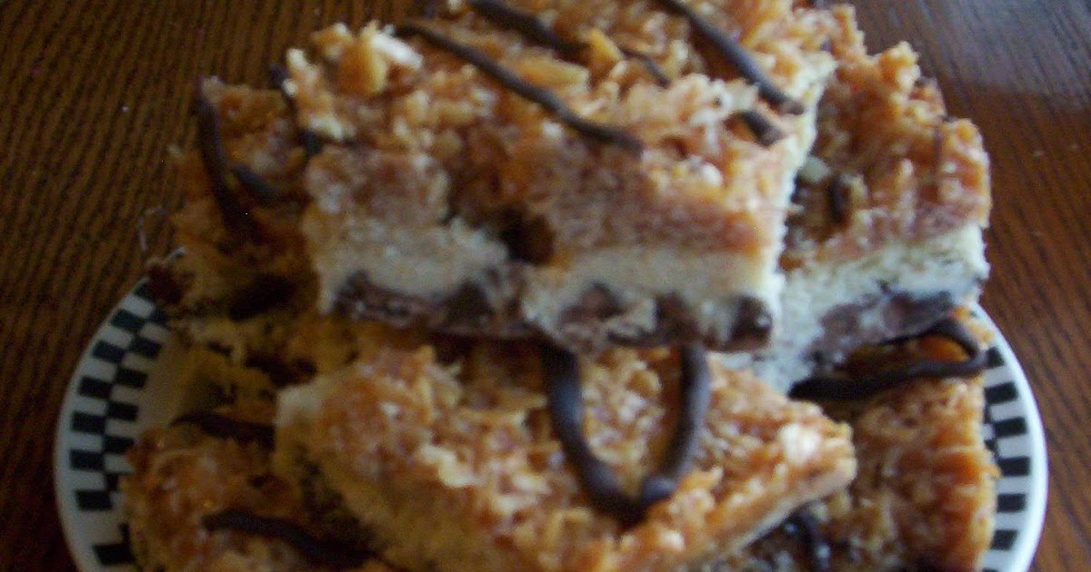 Almost Unschoolers Not Quite Samoas Bars Baking Homemade Girl Scout