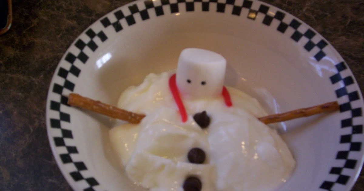 Almost Unschoolers Melted Snowman Snacks